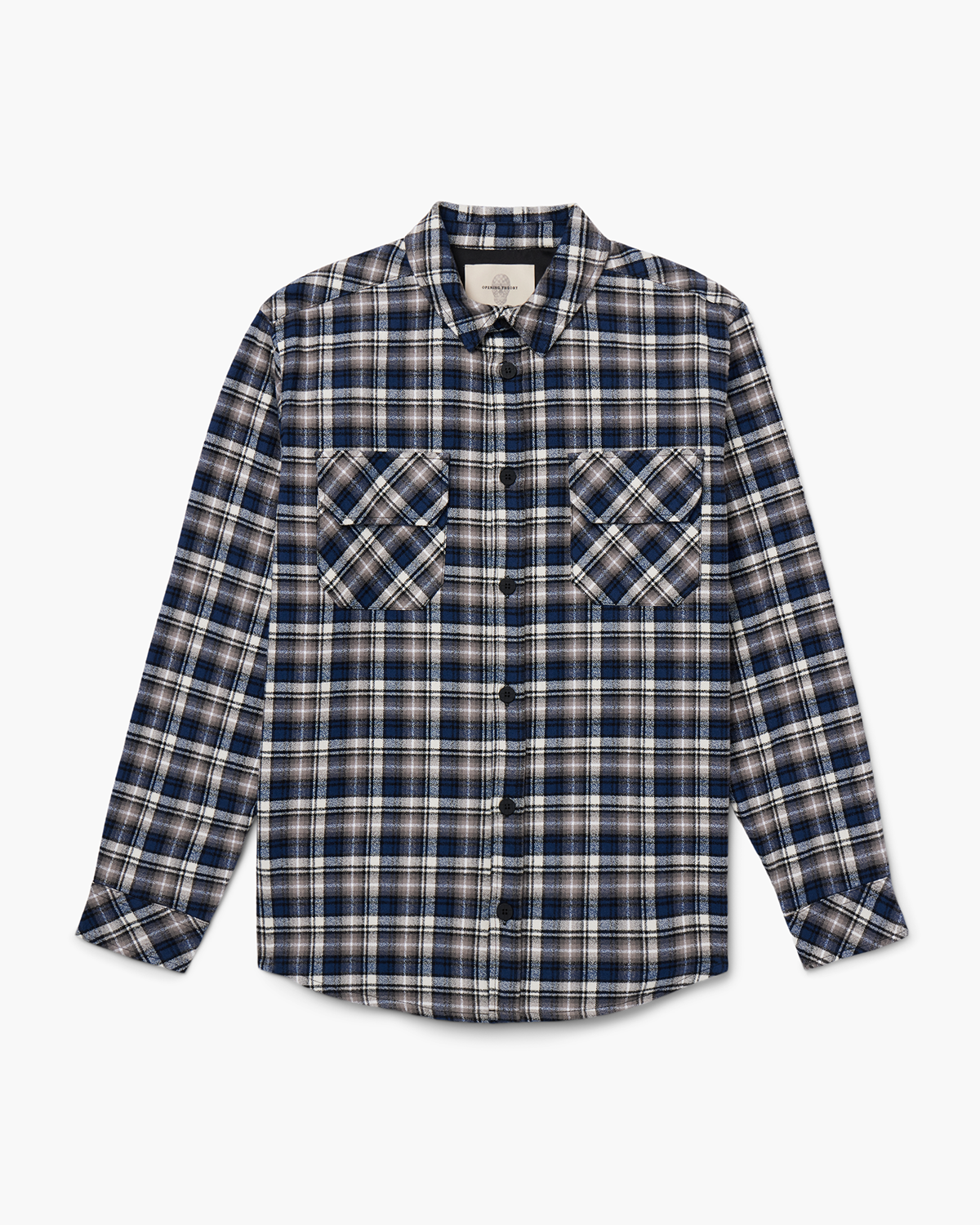 The Wes Flannel In Marble